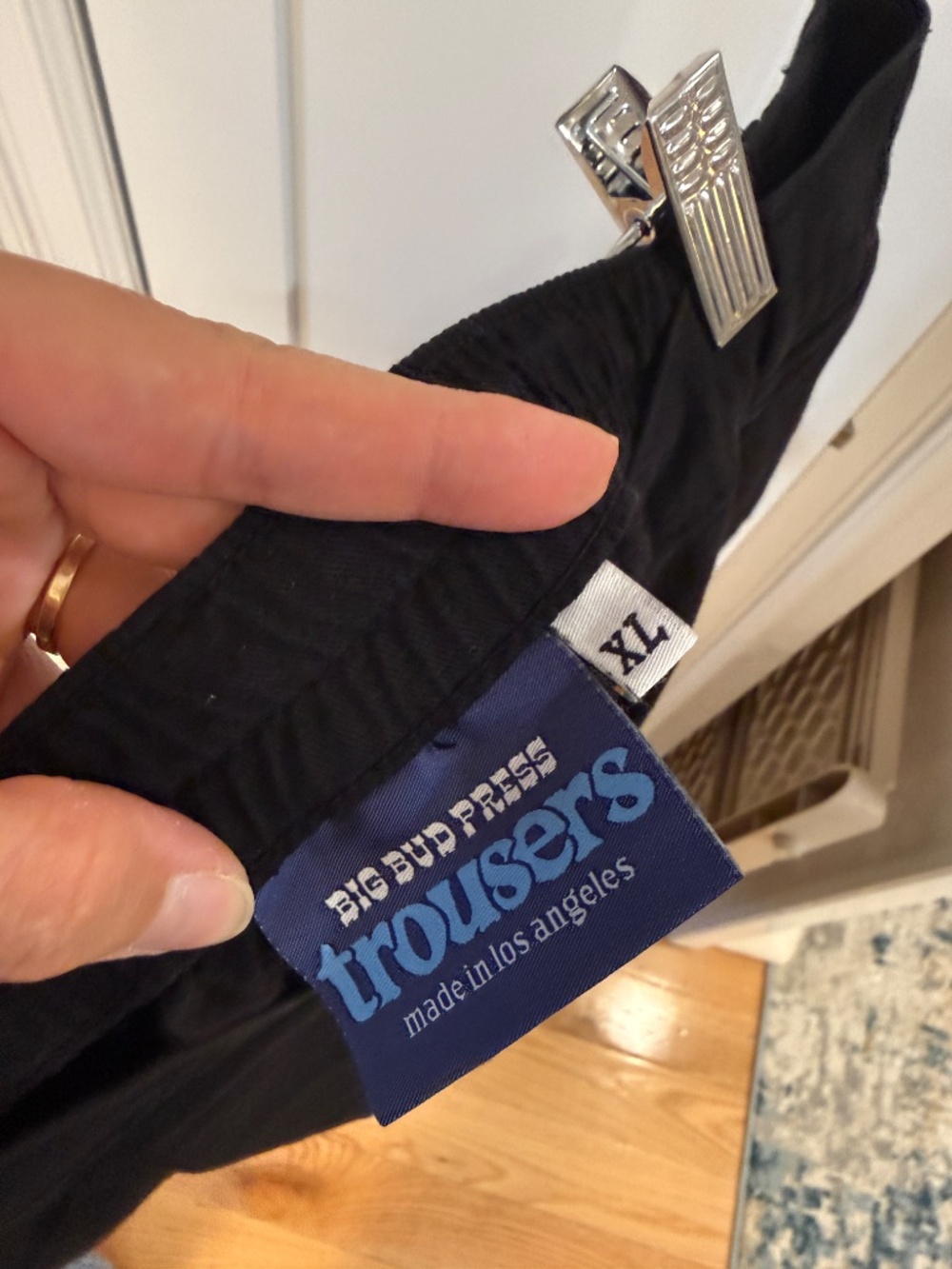 Big Bud Press Black Trousers XL - Picture 3 of 7